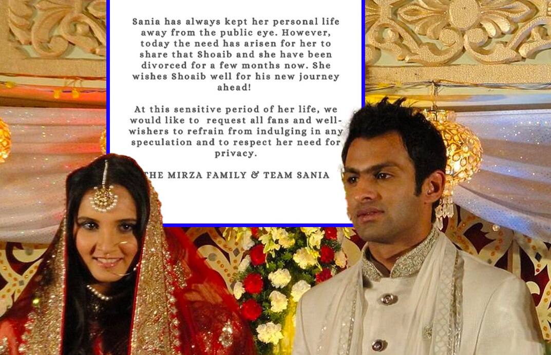 Sania Mirza Confirms Divorce As Shoaib Malik Ties Knot With Sana Javed